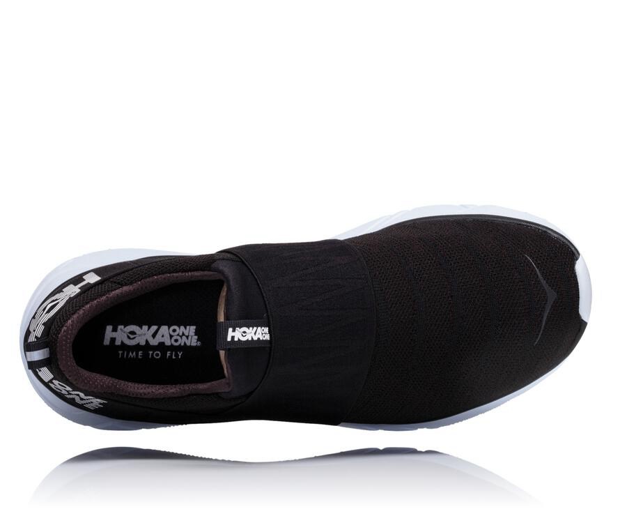 Hoka One One Tenisky Damske Čierne/Biele - Hupana Slip - 40167-EOUS